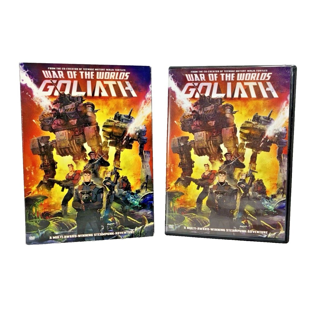 War of the Worlds: Goliath DVD Animated 2012 Steampunk New Factory Sealed